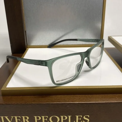 Under Armour UA5043 ZI9 Teal/Black Rectangle Eyeglasses 55-15-140 2