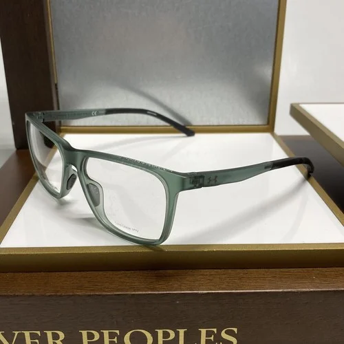 Under Armour UA5043 ZI9 Teal/Black Rectangle Eyeglasses 55-15-140 3