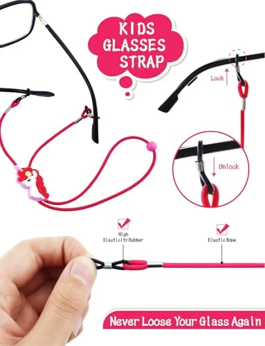 Unicorn Eyeglass Chain Sunglasses Read Glasses Mask Chain Holder Rope Necklace 3