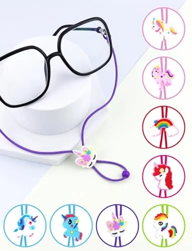 Unicorn Eyeglass Chain Sunglasses Read Glasses Mask Chain Holder Rope Necklace 4