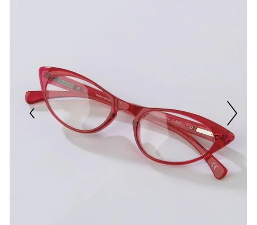 Unique Vintage Red Retro Cat Eye Cheaters Eyeglasses, NEW! 3