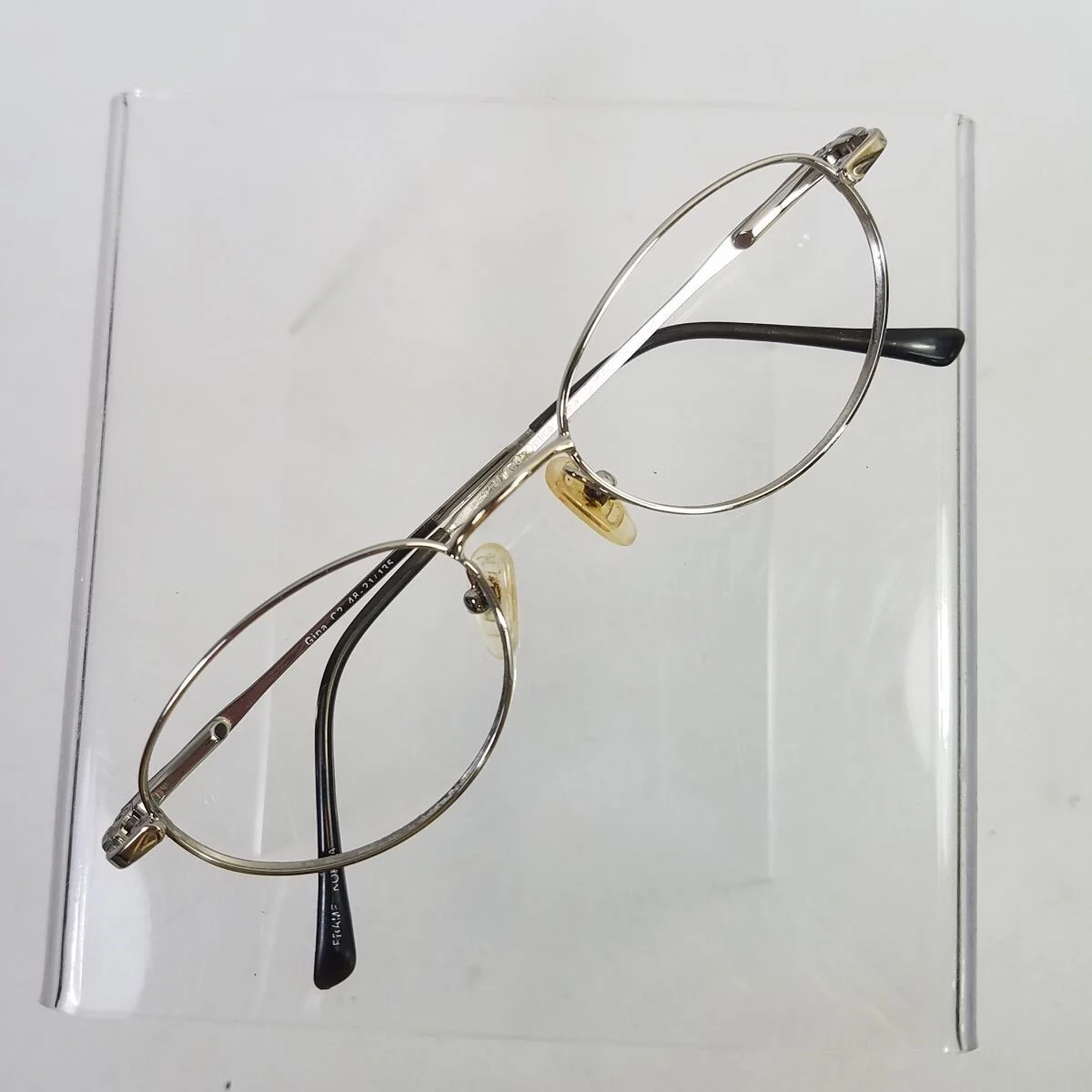 United Optical Titanium Gina C2 48 21 135 Oval Wire Eyeglass Frames Womens