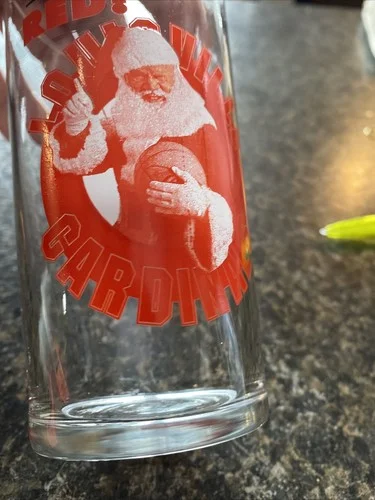 University Of Louisville Basketball Glass 3