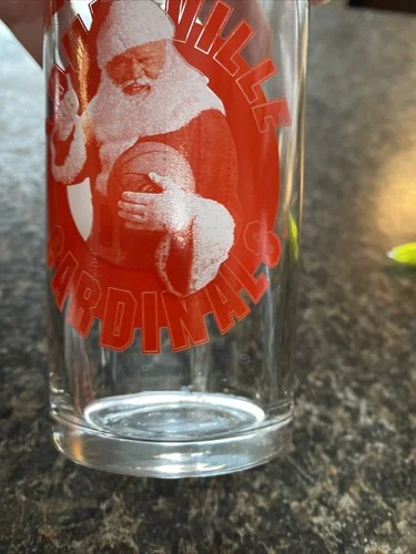 University Of Louisville Basketball Glass 4