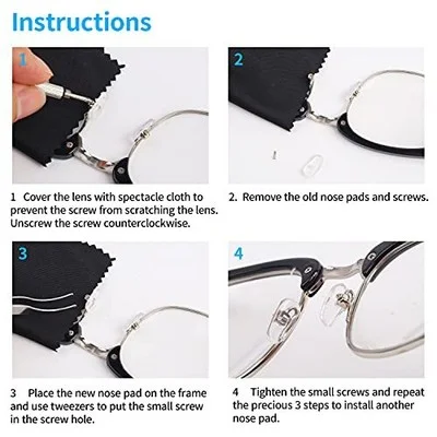 Upgrade Version Magnetic EyeGlass Care Repairing Kit Tool Compact Screw Box 2