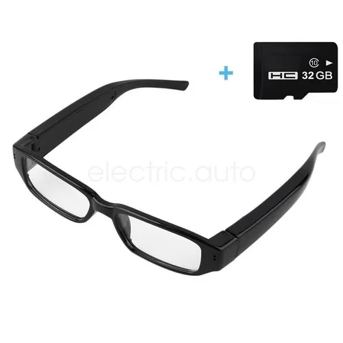 US 1080P HD Camera Glasses Audio Video Recorder Eyeglass Eyewear Sports DVR Cam 4