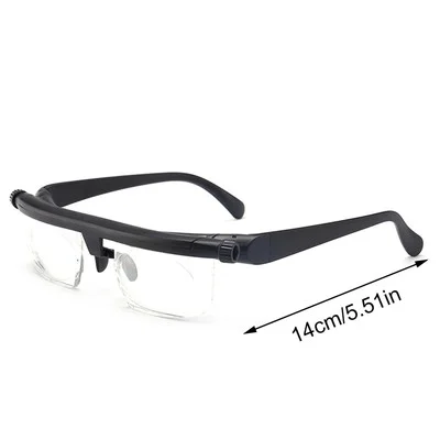 US Dial Adjustable Glasses Variable Focus For Reading Distance Vision Eyeglasses 3