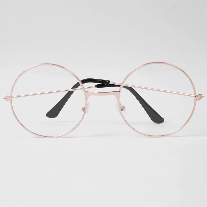 US Santa Claus Claus Suits Round Wire Rim Glasses+White Gloves Chrismas Costume 4