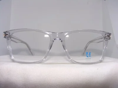 US214 CRYSTAL CLEAR EYEGLASS FRAME SIZE 54-17