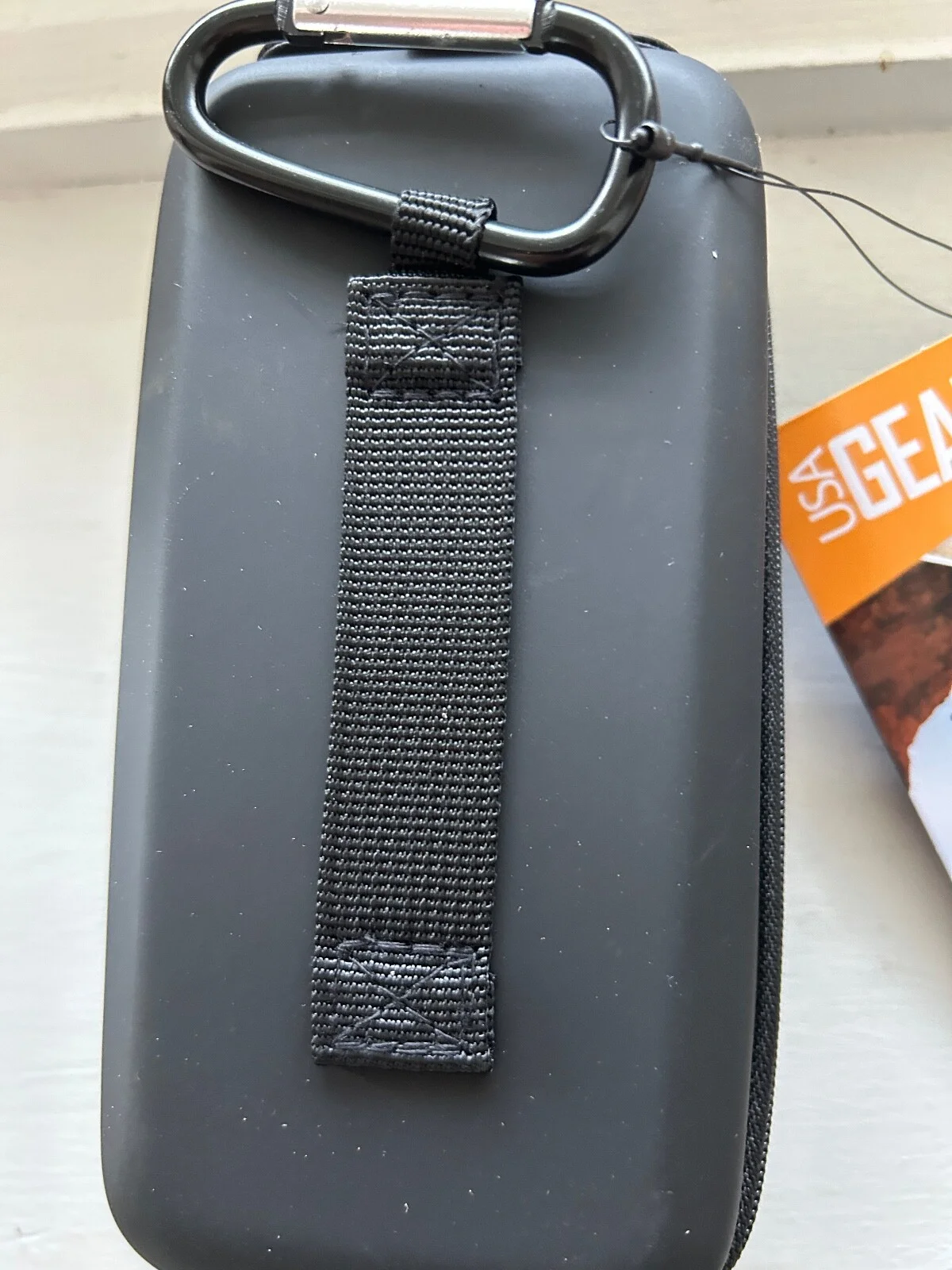 USA GEAR Hard Shell Glasses Case - Rugged Hard Case with Belt Loop - Black 3