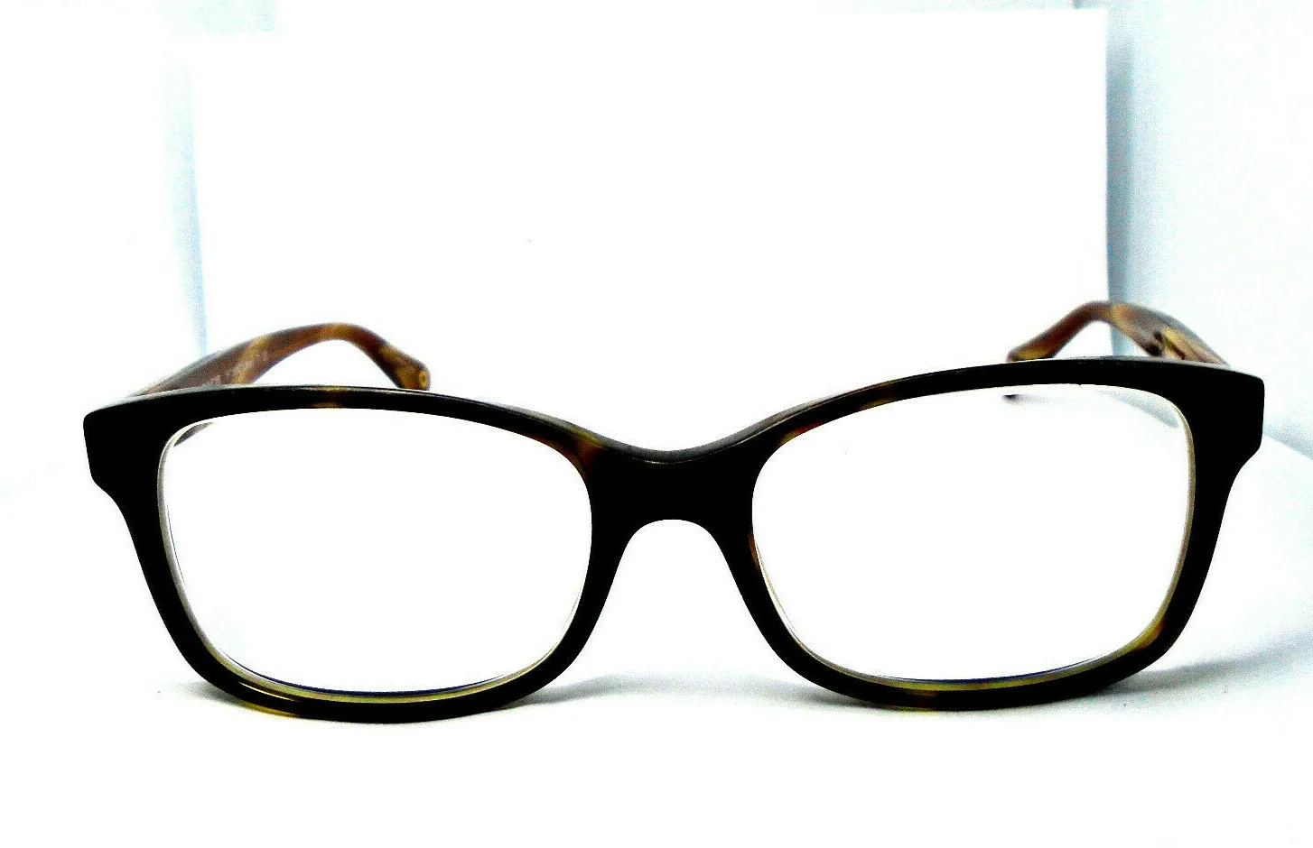 Used COACH HC 6047 Libby 5204 Dark Tortoise Light Br EYEGLASSES 51-16-135mm 3