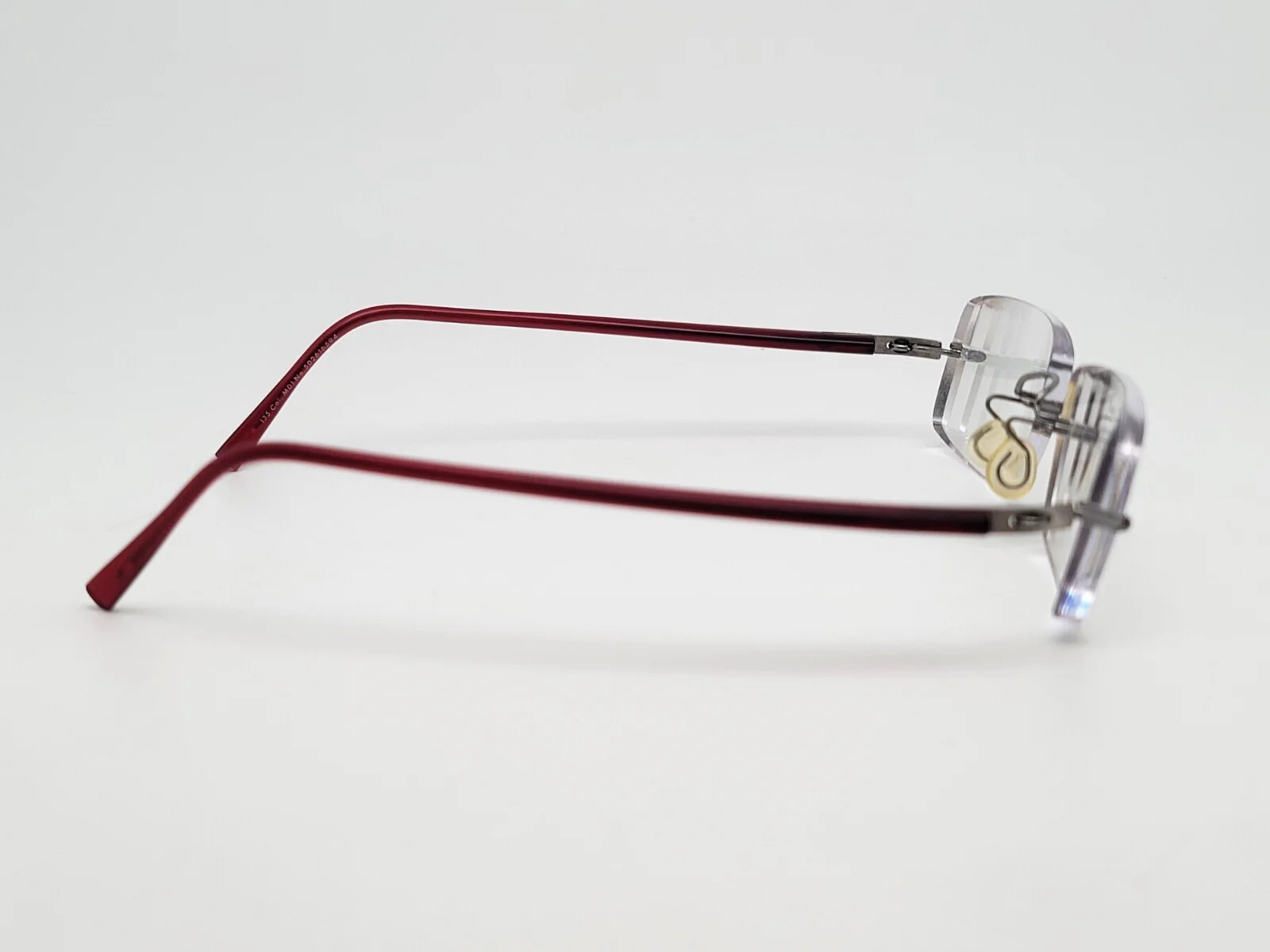 Used lindberg spirit titanium eyeglasses rimless No 039/E038 T611-135 Col PU13 4