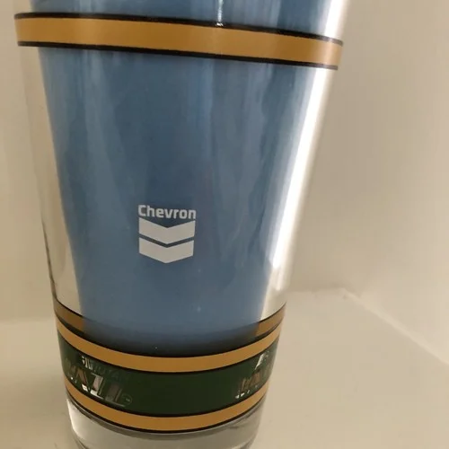 Utah Jazz NBA 6” Drinking 16oz. Glasses Chevron Set Of 3 Merchandise NEW 4