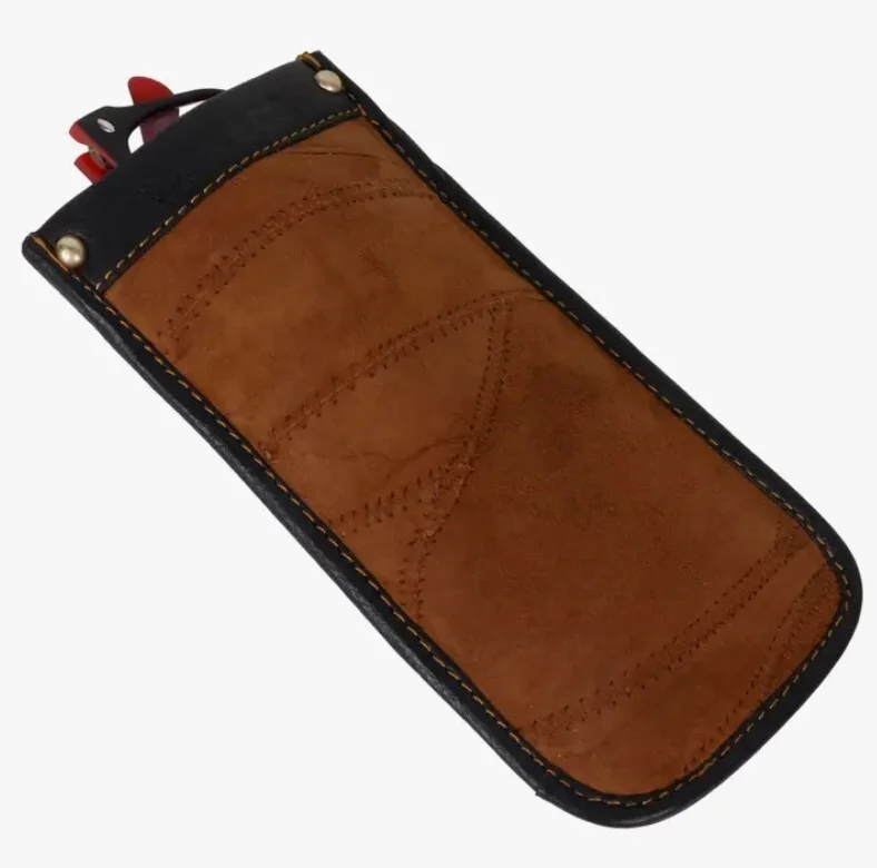 Vaan & Co sunglass sleeve readers case eyeglass case brown leather 1