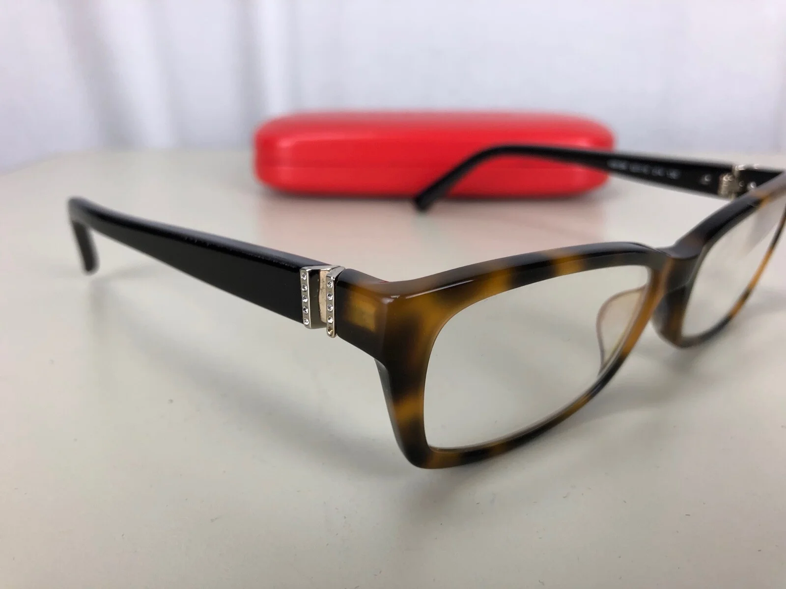 Valentino Pearly Beige & Nude Embellished Eye Glasses V2615R 52 16 643 130 RX