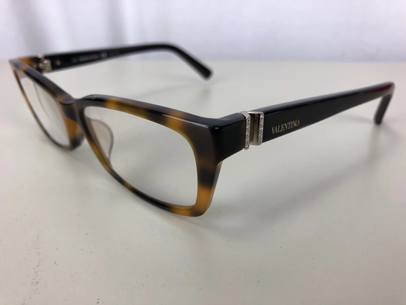 Valentino Pearly Beige & Nude Embellished Eye Glasses V2615R 52 16 643 130 RX 3