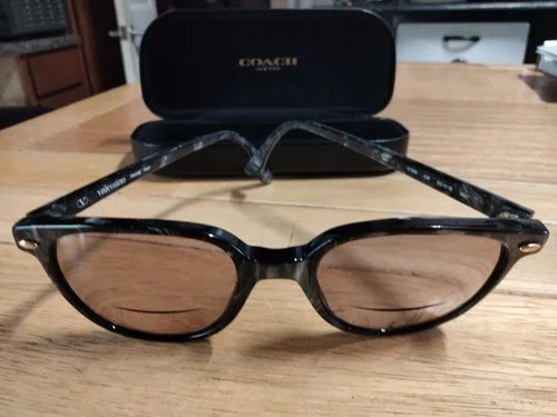Valentino V066 black/mother of pearl Womens Eyeglasses Frames Italy with coach