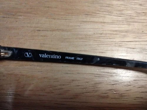 Valentino V066 black/mother of pearl Womens Eyeglasses Frames Italy with coach 2