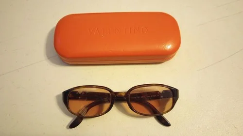 Valentino V5027/S 7UR Eyeglasses Sunglasses Frames Clear Brown Tortoise Oval