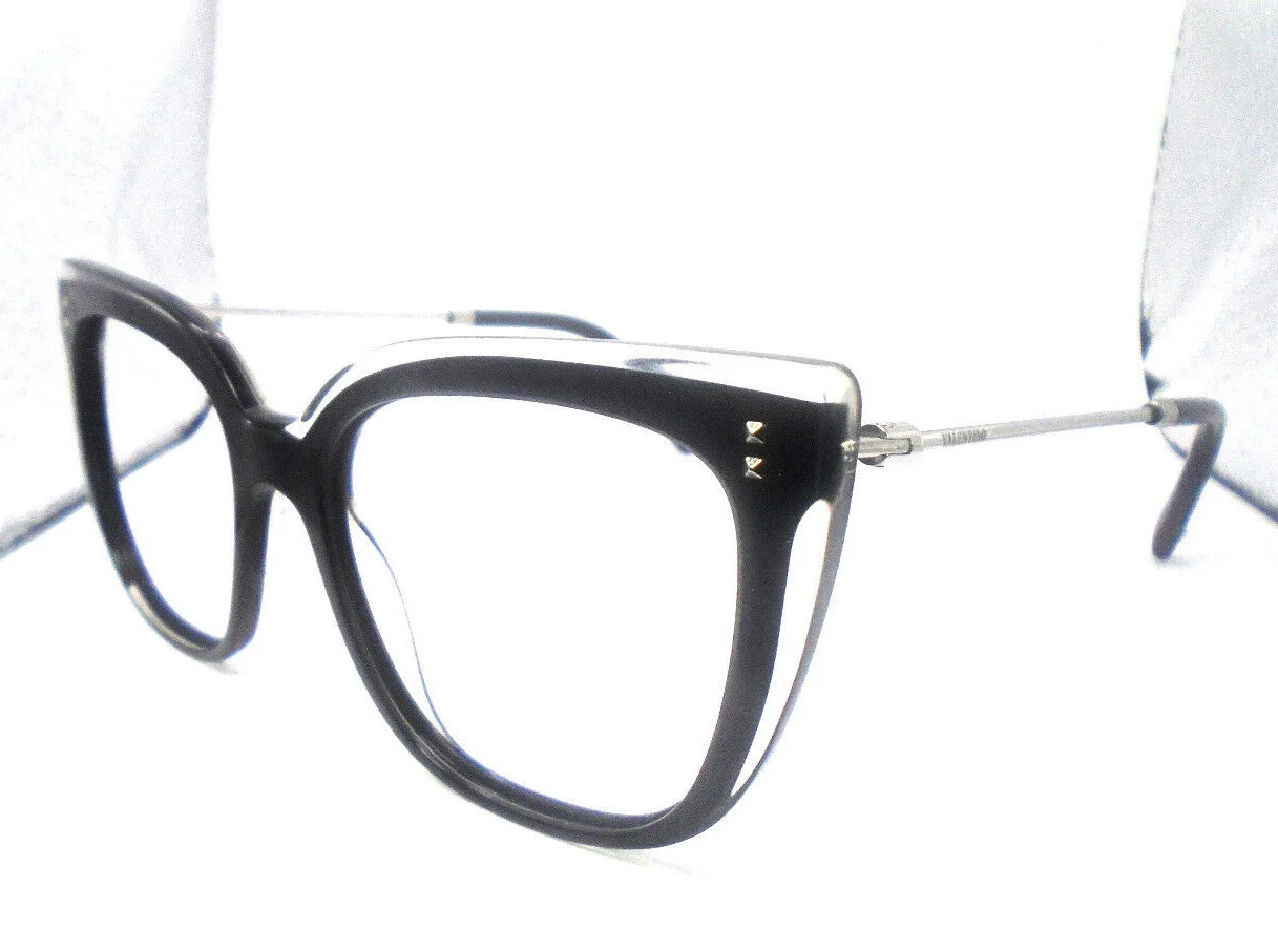 Valentino VA 3021 5086 Black/Clear 53-17-140 Womens Eyeglasses Frames Italy 2
