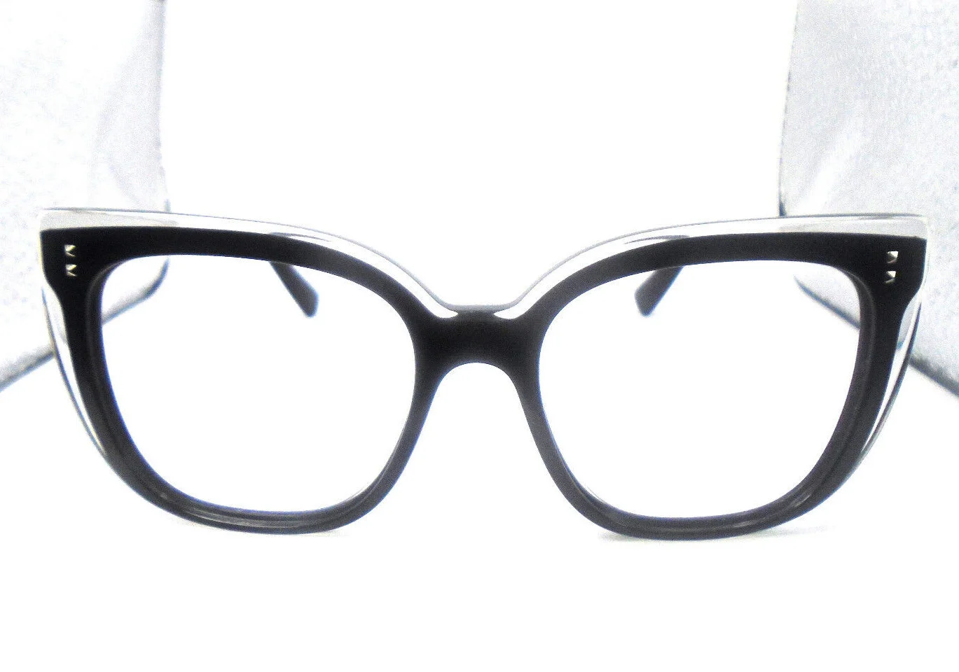 Valentino VA 3021 5086 Black/Clear 53-17-140 Womens Eyeglasses Frames Italy 3