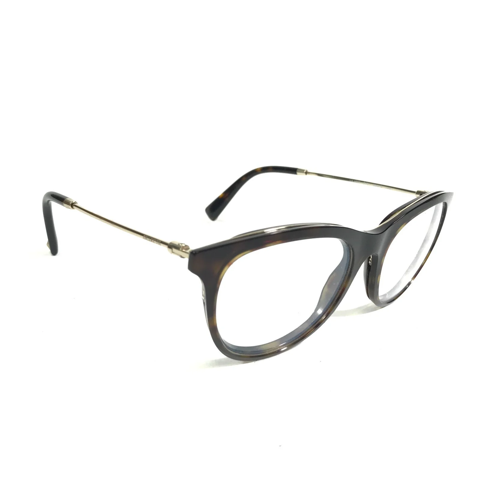 Valentino VA1006 3021 Eyeglasses Frames Brown Tortoise Gold Cat Eye 53-18-140 2