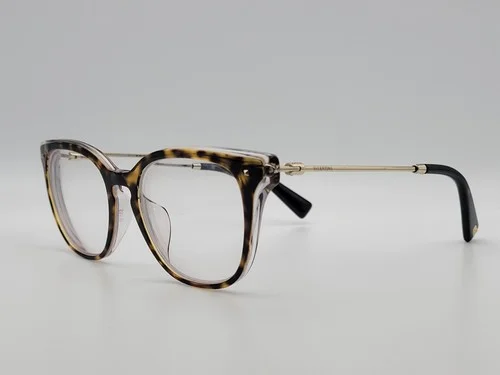 Valentino VA3006 Top Havana on Crystal Square Full Rim Eyeglass Frames 51-18-135 3