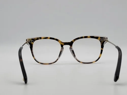 Valentino VA3006 Top Havana on Crystal Square Full Rim Eyeglass Frames 51-18-135 4