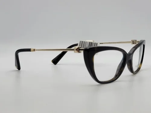 Valentino VA3045 5002 Havana Cat Eye Full Rim Eyeglass Frames 52-16-140