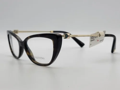 Valentino VA3045 5002 Havana Cat Eye Full Rim Eyeglass Frames 52-16-140 3