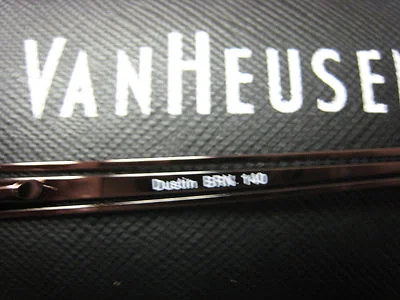 VAN HEUSEN EYEGLASS FRAMES Style DUSTIN BROWN 54-19-140 With Generic Case 3