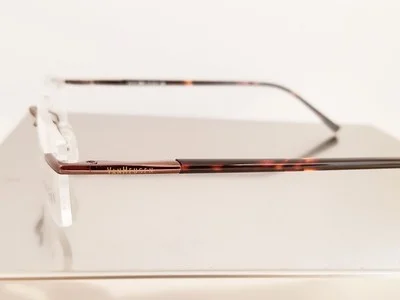 VAN HEUSEN H110 Rimless eyeglasses Frame Brown 51mm MEN Korea 3