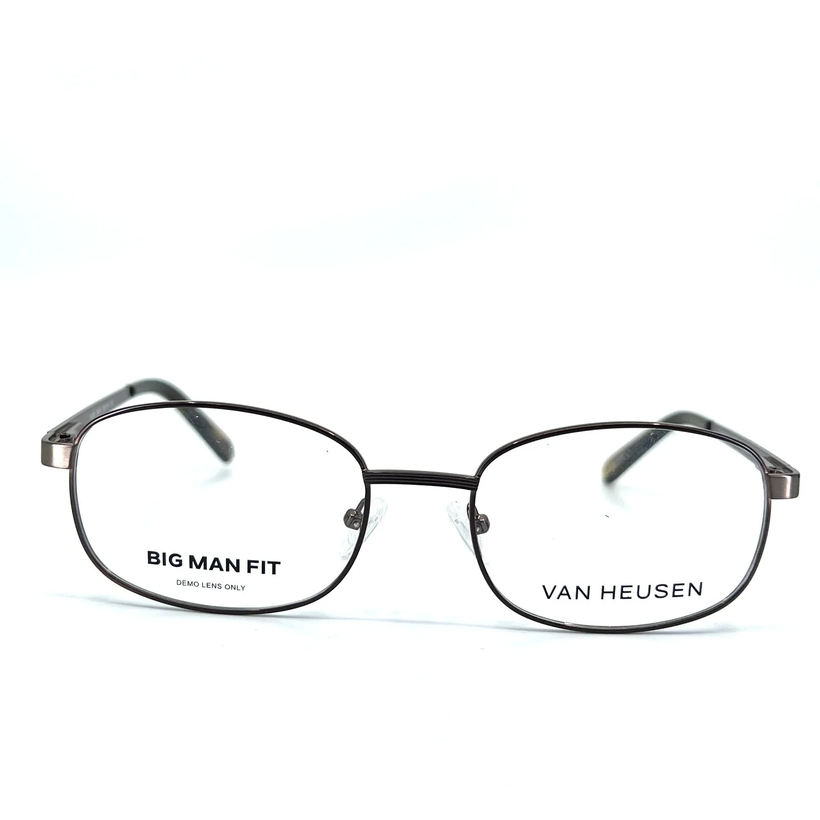 VAN HEUSEN H153 BRN Eyeglasses Brown Metal Frames 55-19 145 mm 2