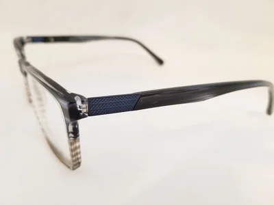 VAN HEUSEN H369 Big Man Fit eyeglasses Frame Blue Grey 59mm 148mmW Extra Large 3