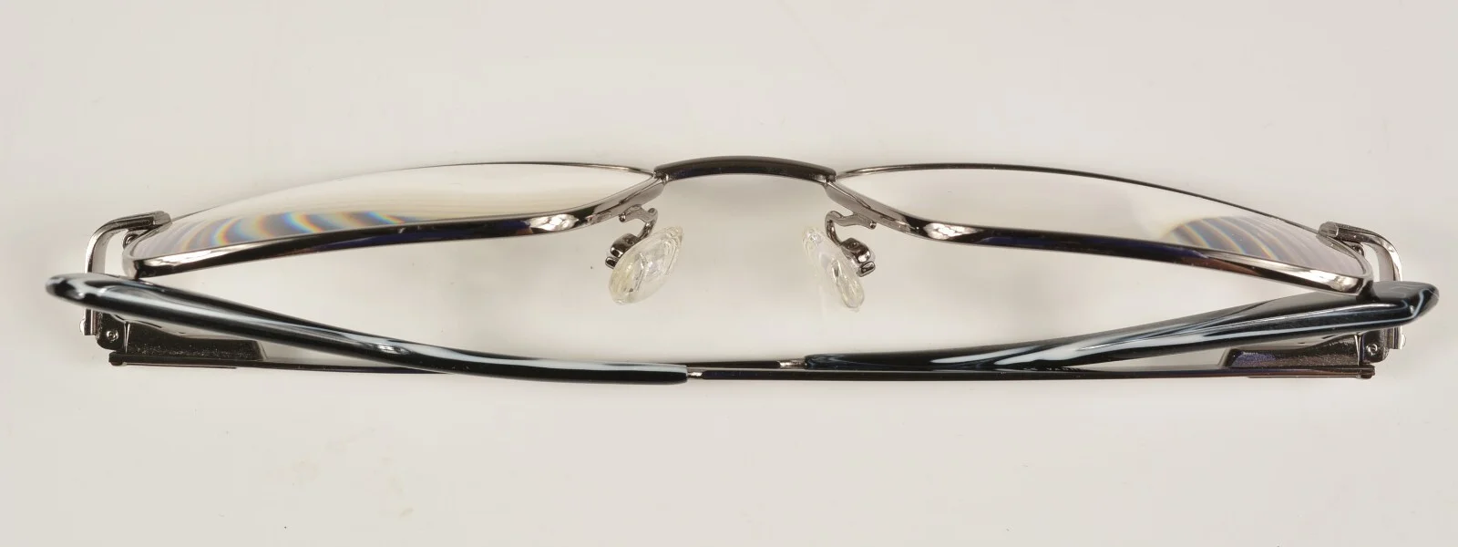 Van Heusen Jude Eyeglasses Frame Gunmetal Flex 55-19-45 EUC 4