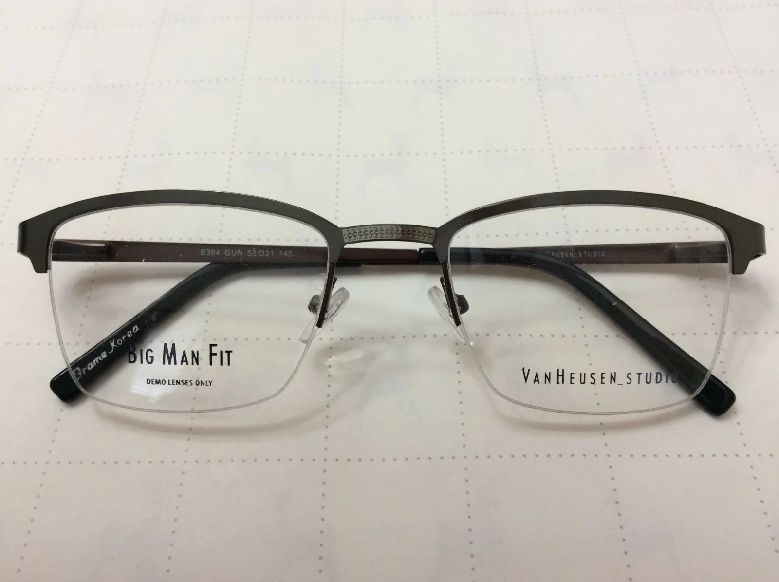 Van Heusen Studio Eyeglasses Frames 53 21 150 S342 BRN