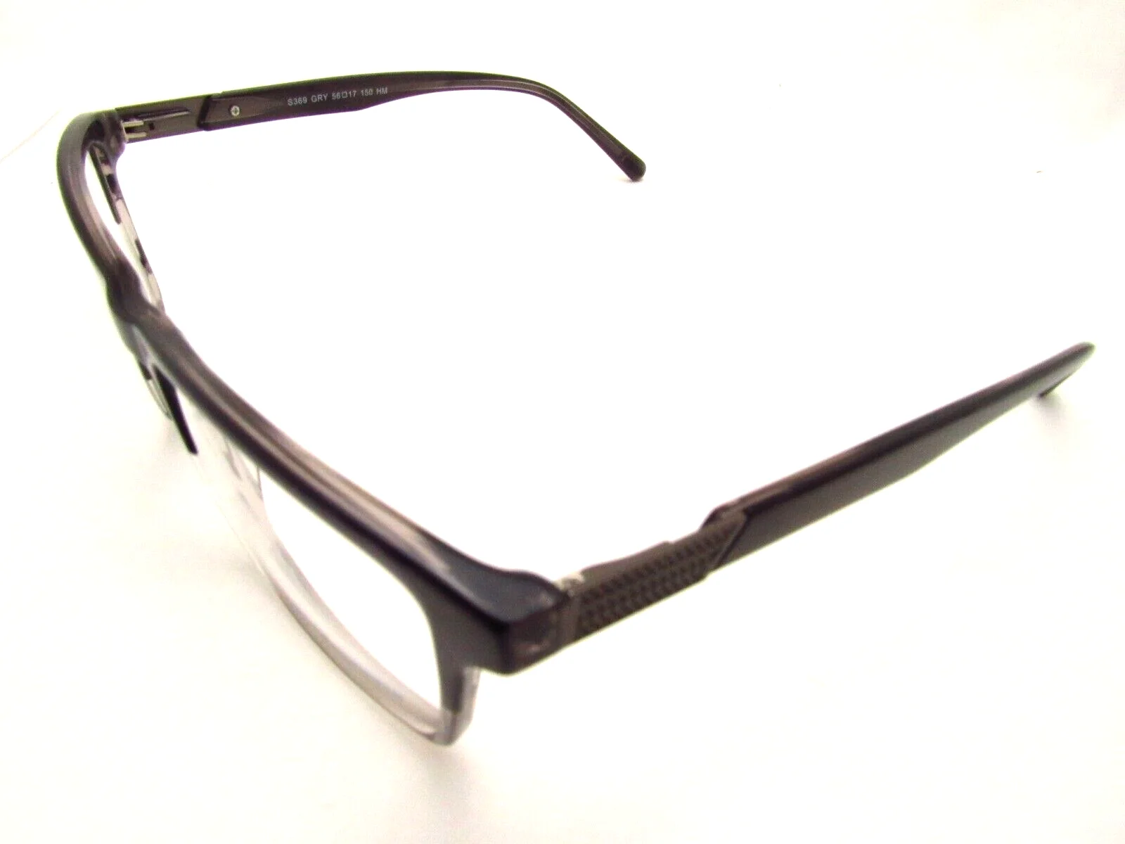 Van Heusen Studio S369 Gray 56 x 17 150 mm Eyeglass Frame and Case 3