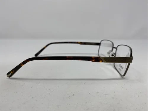 Van Heusen Studio S370 BRN 59-18-150 Brown Metal Full Rim Eyeglasses Frame &G43 4