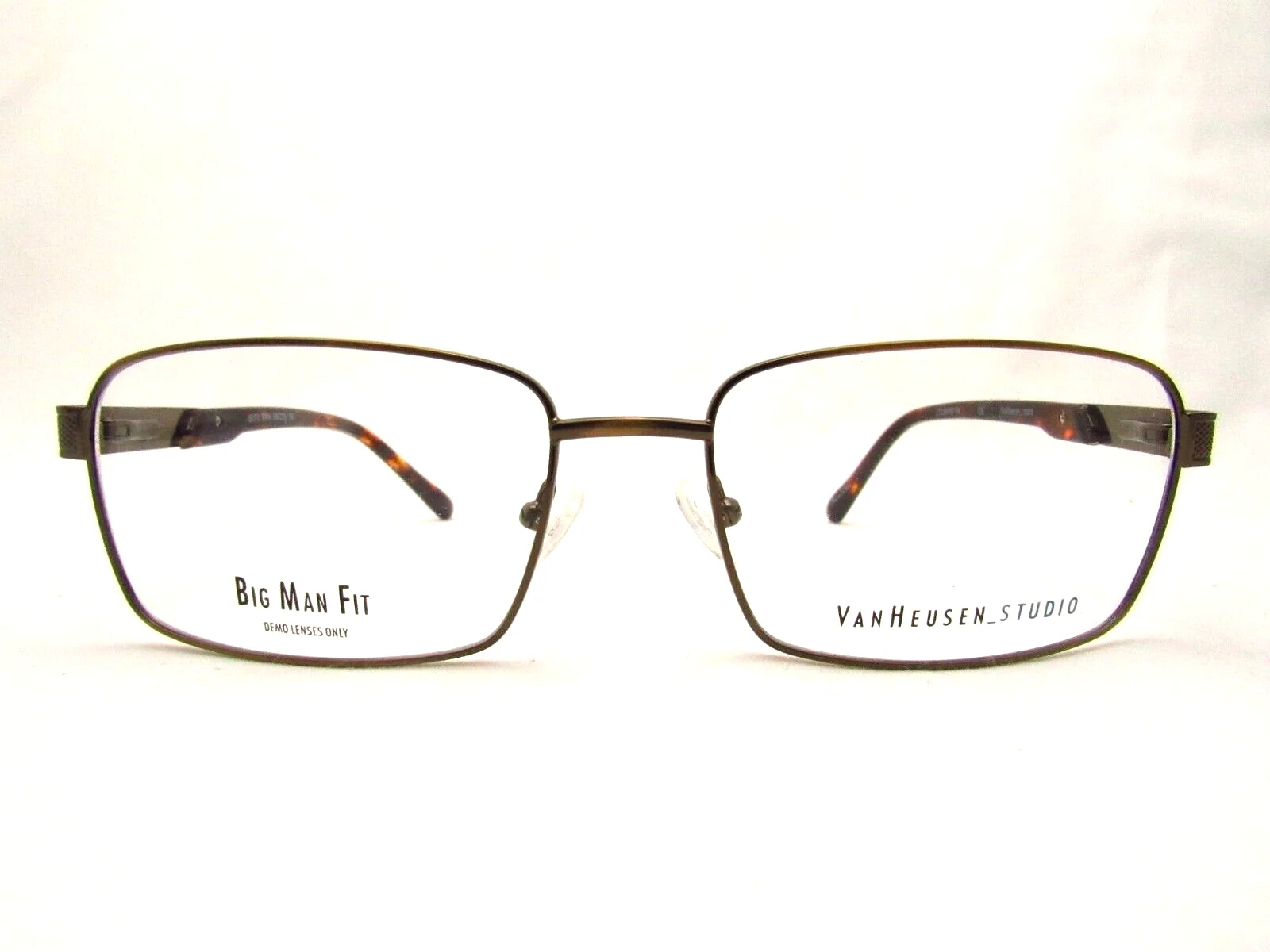 Van Heusen Studio S370 Brown 59-18-150mm Eyeglass Frame and VH Case