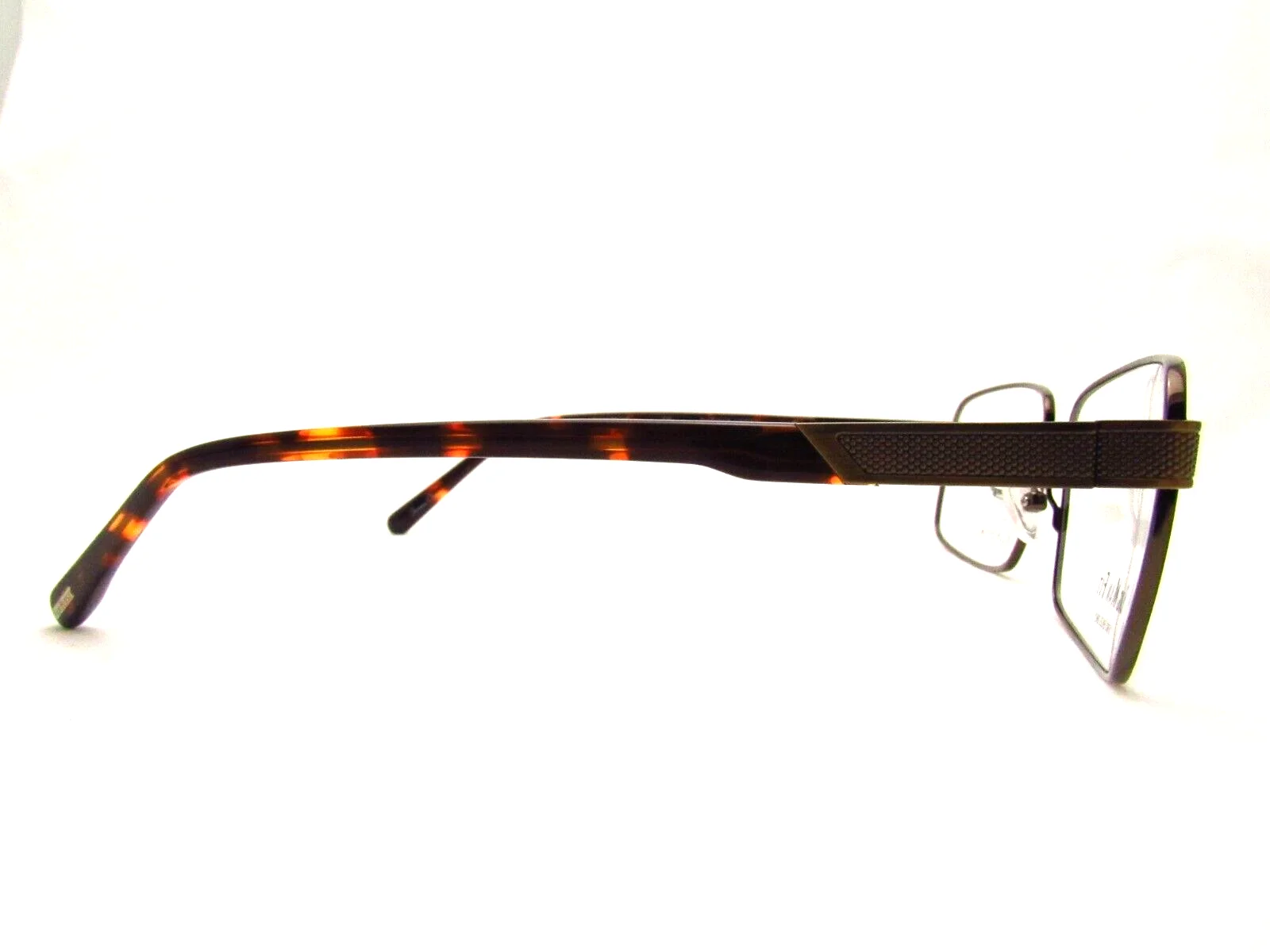 Van Heusen Studio S370 Brown 59-18-150mm Eyeglass Frame and VH Case 2