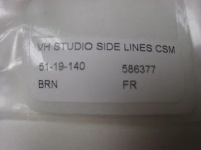 Van Heusen Studio Side Lines Big Men Eyeglasses Frames & Astoria Case 51-19-140 2