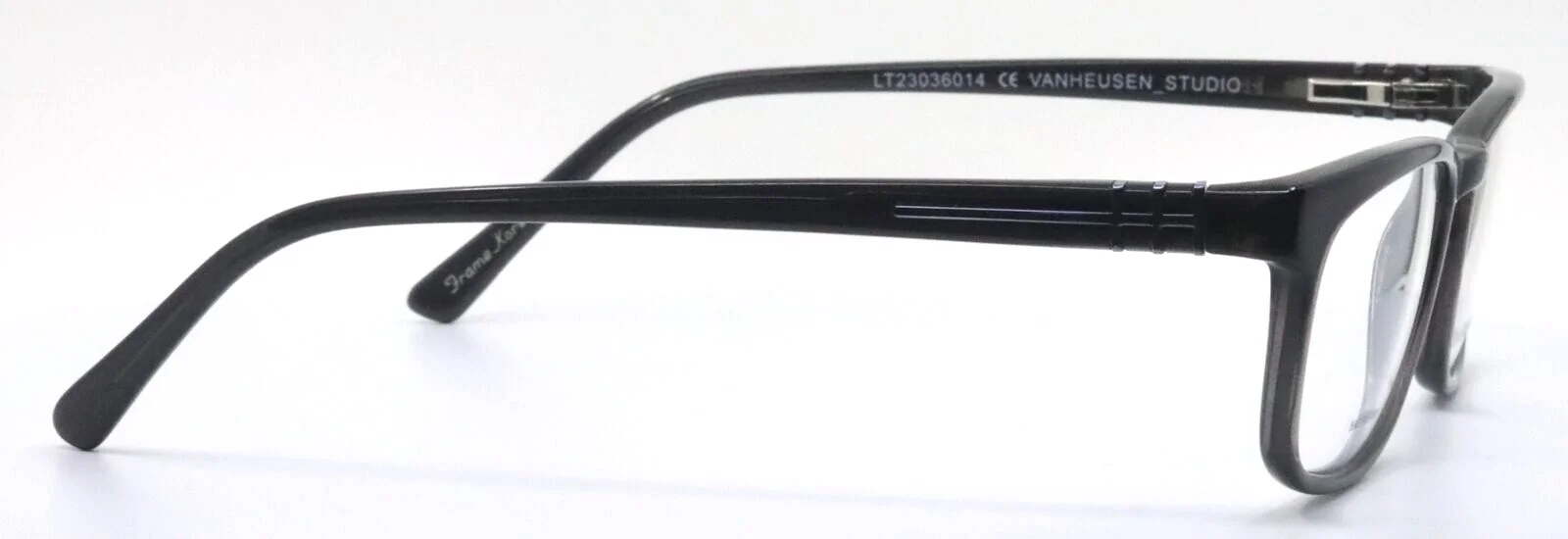 VAN HEUSEN_STUDIO S339 GRY Gray Rectangular Eyeglasses Frames 52-18-140 4