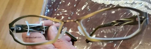 VANNI BY NICO DESIGN EYEWEAR FRAME. ITALY .V3261 c349 50-18 135mm retail $180.00 3