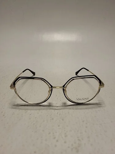 Vanni Eyeglass Frame Italy V4402 C404 Gold/Blue Frame 48-22-140mm 1