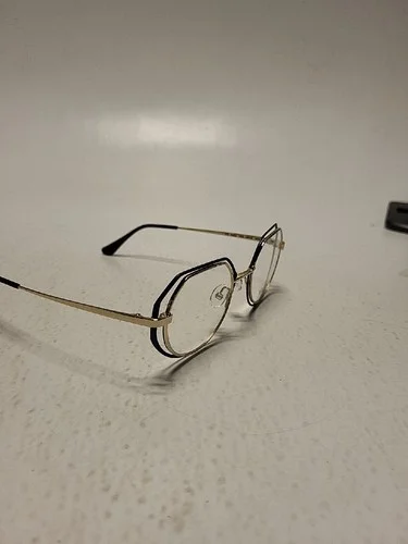 Vanni Eyeglass Frame Italy V4402 C404 Gold/Blue Frame 48-22-140mm 2