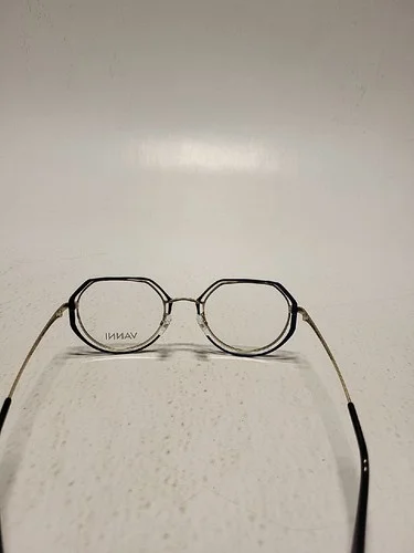 Vanni Eyeglass Frame Italy V4402 C404 Gold/Blue Frame 48-22-140mm 4