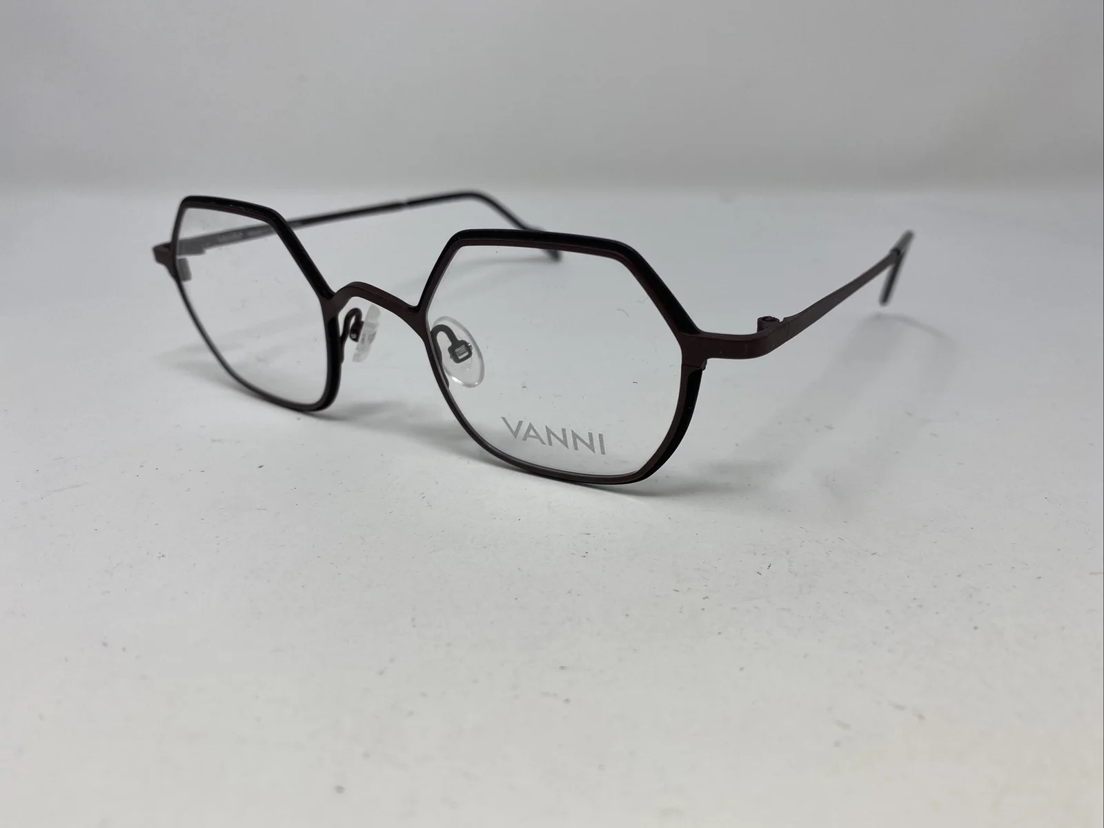 VANNI Eyeglasses Frames V4195 12 44-22-140 Brown Full Rim TG14 2