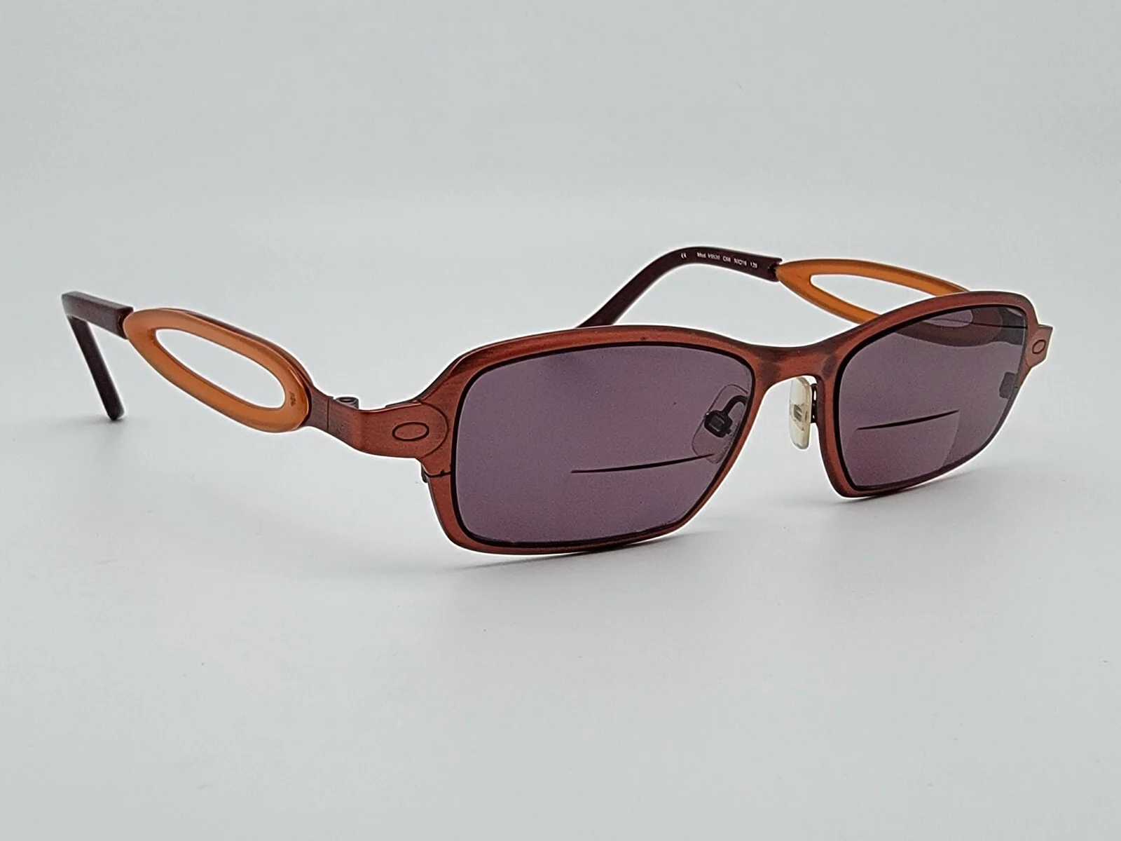 Vanni Mod. V9530 C68 Burnt Orange Eyeglasses Frame Italy 50-16-135 1