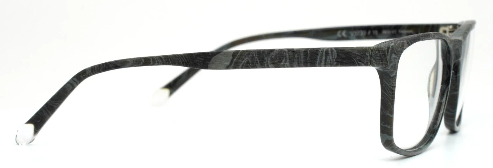 VANNI V3720 A81 Grey Marble Mens Rectangle Rimless Eyeglasses 55-17-140 B:38 4