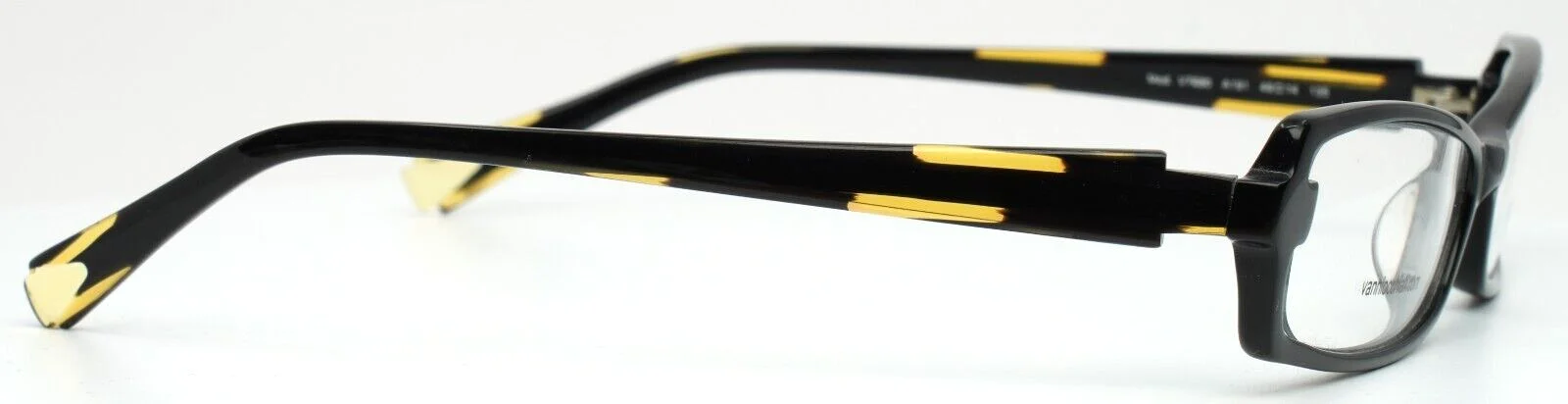 VANNI V7680 A191 Black Womens Rectangle Full Rim Eyeglasses 49-14-135 B:24 ITALY 4